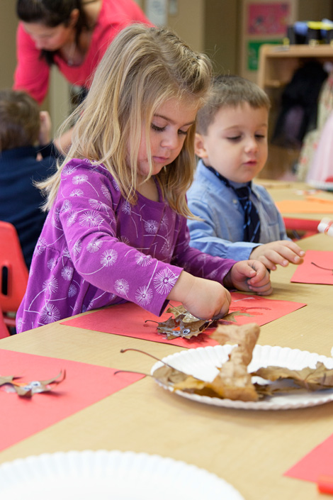 girl doing a craft