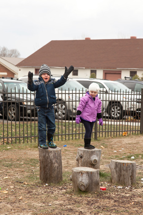 kids on playground